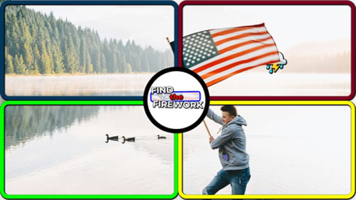Find the Firework - 4 Corners Game image number 2